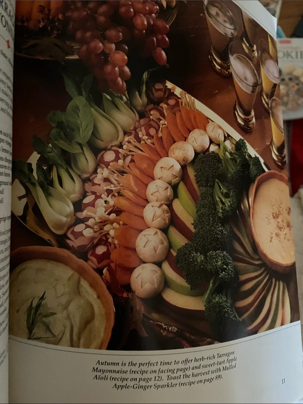 90s 1990s Appetizers Appetizer Cookbook party sides snack tray trays snacks side